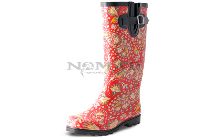 Puddles - Red/Yellow Paisley