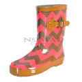 View detail information about 'Ms Puddles II - Brown/Coral Chevron' - Kids
