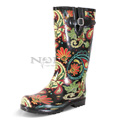 View detail information about 'Puddles - Black Paisley' - Boots
